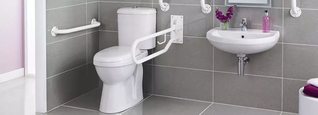 Modern Handicap Bathroom Solutions with Safety Features in Weston, FL